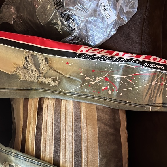 2 pairs of rock star jeans - Picture 5 of 13